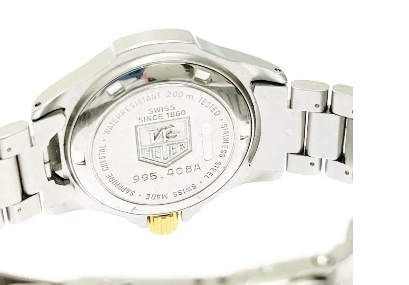 Tag Heuer Professional Ladies Watch back